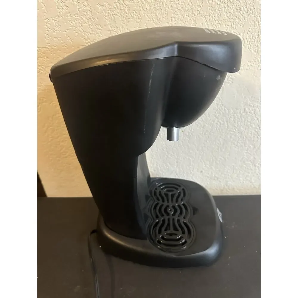 Melitta Pod Coffee Machine Black 2-Cup Plastic w/ Removable Drip Tray